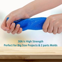Translucent 4.4 lbs Silicone Mold Making Kit – Effortless Mix Ratio 1:1