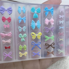 3D Bowtie Gel Nail Art Mold Arts Resin Rosette Molds for Accessories Supplies