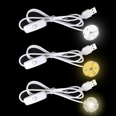 3Pcs Resin Silicone Mold Project Accessories USB Circular Light Strip round