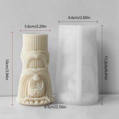 Unique Moulds Epoxy Resin Mold Silicone Ornament Moulds Cylinder Shaped