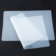 Large Clear Silicone Crafts Mats: Non-Slip Translucent Liner 15.7×23.6In (2 P…