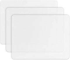 3PCS Medium Silicone Mat for Crafts, Resin Jewelry Casting Molds Mat, Placemat,