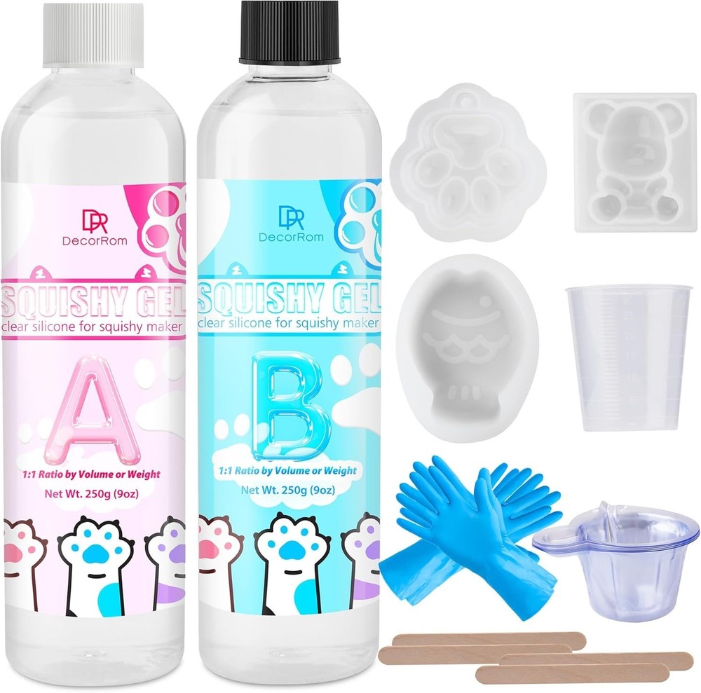 Taba Squishy Kit – 18oz Transparent Liquid small to medium,