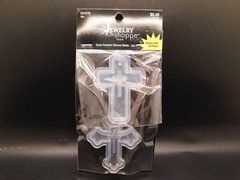 Jewelry Shoppe Cross Pendant Silicone Molds 2pc