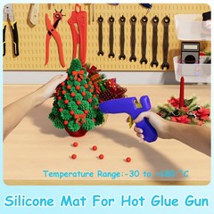 Large Clear Silicone Crafts Mats: Non-Slip Translucent Liner 15.7×23.6In (2 P…