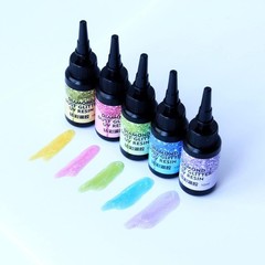 No Odor Colored UV Resin Diamond Glitter 24Colors – UV Light Curing Ultraviol…