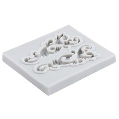Baroque Scroll Relief Lace Polymer Clay Mold Silicone Molds DIY Crafts
