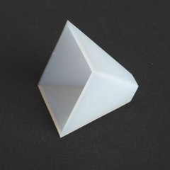 Pyramid Silicone Mold Resin Jewelry Making Mould Epoxy Pendant Craft DIY Tool