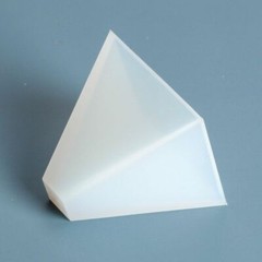 Pyramid Silicone Mold Resin Jewelry Making Mould Epoxy Pendant Craft DIY Tool