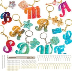 Personalized Letter Keychain Mold – 182pcs Crafting Kit