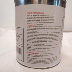 MEDIUM GREY EPOXY PIGMENT QUART FOR CONCRETE FLOORS by Concrete Coatings NEW