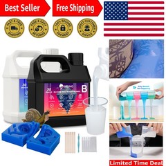 Translucent 4.4 lbs Silicone Mold Making Kit – Effortless Mix Ratio 1:1