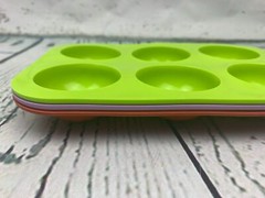3Pcs Round Cylinder Molds Silicone Candy Chocolate Covered Cookie Mold Baking