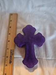 High Quality Resin Made Cross Storage Container. Great For Jewelry Or Display.