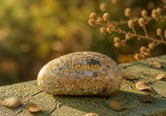 Handmade “Jesus My Rock” Mold For Resin