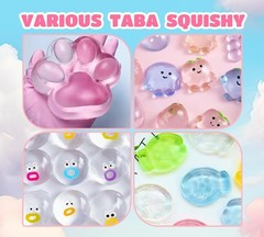 Taba Squishy Kit – 18oz Transparent Liquid small to medium,