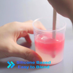 Silicone Pigments, Liquid Silicone Pigments Set of 9 Colors, Real High Concentra