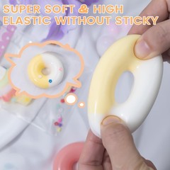 Vivresina Taba Squishy 1.5 inches x x 5 inches, Translucent Clear