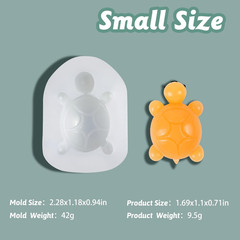 Turtle Taba Squishy Molds Kit- 3 Sizes (Large/Medium/Small) Turtle Molds for Mak