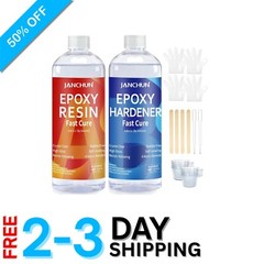 Complete 16oz Epoxy Resin Starter Kit with Accessories – Easy Mix & Fast Curing