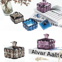 DIY Silicone Resin Molds Epoxy Casting Art Ashtray Storage Box Mould Making Gift
