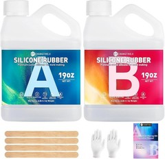 Silicone Mold Making Kit, 38.8oz 10A Elastic Liquid Silica Gel for Casting Resin
