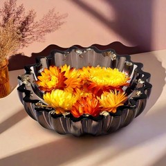 Resin Molds for Bowl, 5.24 x 1.65 inches Flower Tray Silicone Molds for Resin…