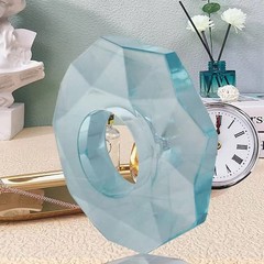 SHOSKY 6pcs Clock Parts for Resin Mold,Clock Pieces Multicolor