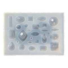 Diamond Accessories Mold Handmade Jewelry Mould Flexible Silicone Epoxy Moulds