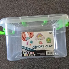 Air To Clay Reusable Empty Storage Box Holds 16 Clay Medium Size USA Seller
