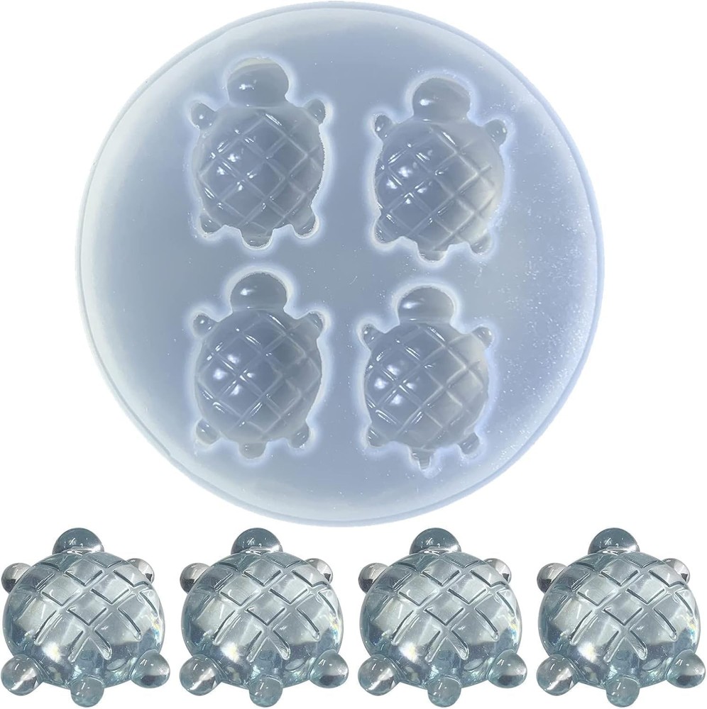Resin Jewelry Casting Molds Turtle Silicone Mold for Resin Pendants Keychai
