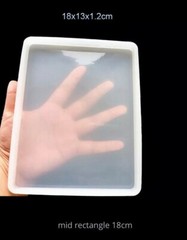 Rectangle Resin Silicone Molds Set Large Medium Small