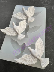 Dove Bird silicone mold for Fondant-Resin-handcrafts-polymer clay-handmade molds