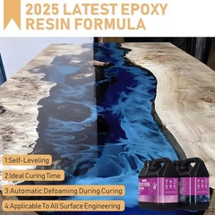 72OZ Crystal Clear Epoxy Resin Kit – Bubble-Free, UV Resistant for Crafts