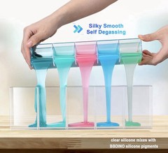 BBDINO Platinum Silicone 20A Clear Mold Making Silicone Rubber Kit Part A & B