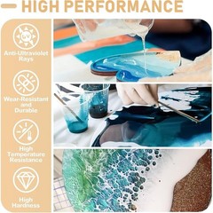 Clear Epoxy Resin Kit Fast Drying Food Grade Self Leveling Art Crafts Jewelry US