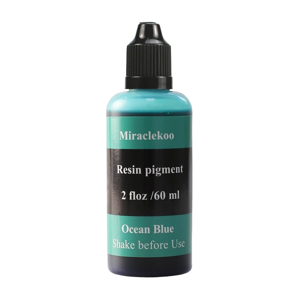 Ocean Blue Liquid Epoxy Resin Dye Colorant Pigment 60ml Translucent