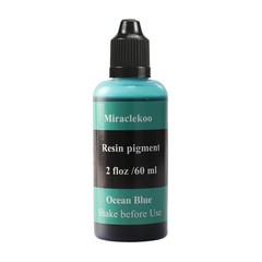 Ocean Blue Liquid Epoxy Resin Dye Colorant Pigment 60ml Translucent
