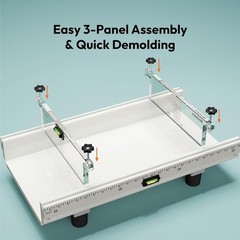 Epoxy Mold, Resiners River Table Epoxy Resin Mold with Adjustable Divider, 24×12