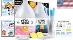 Artisan 2 Gallon Epoxy Resin Kit – Bubble Free, Perfect for DIY Jewelry & Crafts