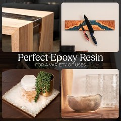 2 Gallon Crystal Clear Epoxy Resin Kit – Food Safe & Self Leveling – USA Made