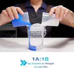 Liquid Silicon Mold Making Kit 30A Sapphire Blue