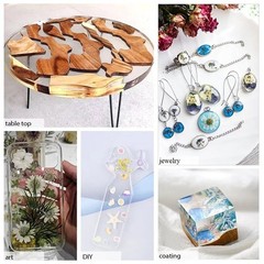 1:1 Clear Epoxy Resin Kit Crystal Casting Art Resin DIY Jewelry Craft Set