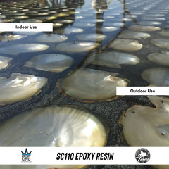 CLEAR EPOXY RESIN 6 GALLON KIT * UV RESISTANT * MARINE GRADE * NON-TOXIC * BOAT