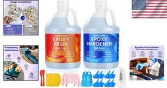Self-Leveling Epoxy Resin Coating 1:1 Mix – 1 Gallon