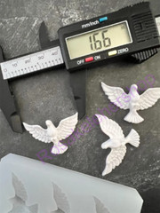 Dove Bird silicone mold for Fondant-Resin-handcrafts-polymer clay-handmade molds