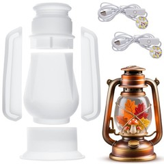 1 Set Oil Lamp Silicone Mold for Resin Casting Kerosene Oil Lamp Silicone Mold I