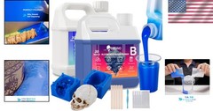 1:1 Silicone Mold Making Kit – Quick Cure 5 Hours, Ideal for Resin