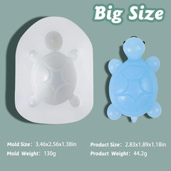Turtle Taba Squishy Molds Kit- 3 Sizes (Large/Medium/Small) Turtle Molds for Mak