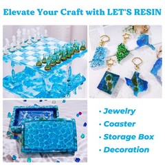 LETS RESIN Epoxy Resin Kit,1 Gallon Bubble Free Crystal Clear Epoxy Resin for